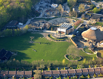 Luftfoto af Aalborg Zoo